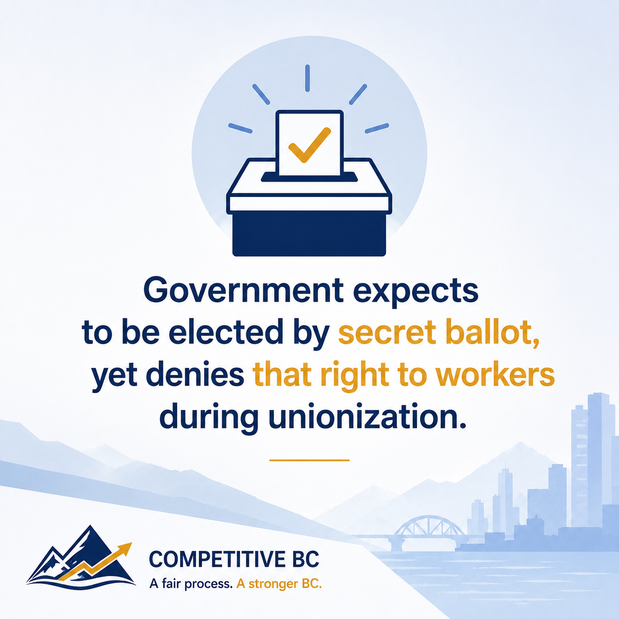 Traditionally the role of a union is to give workers a voice — ironically the BC Government has put in rules that take away that voice.